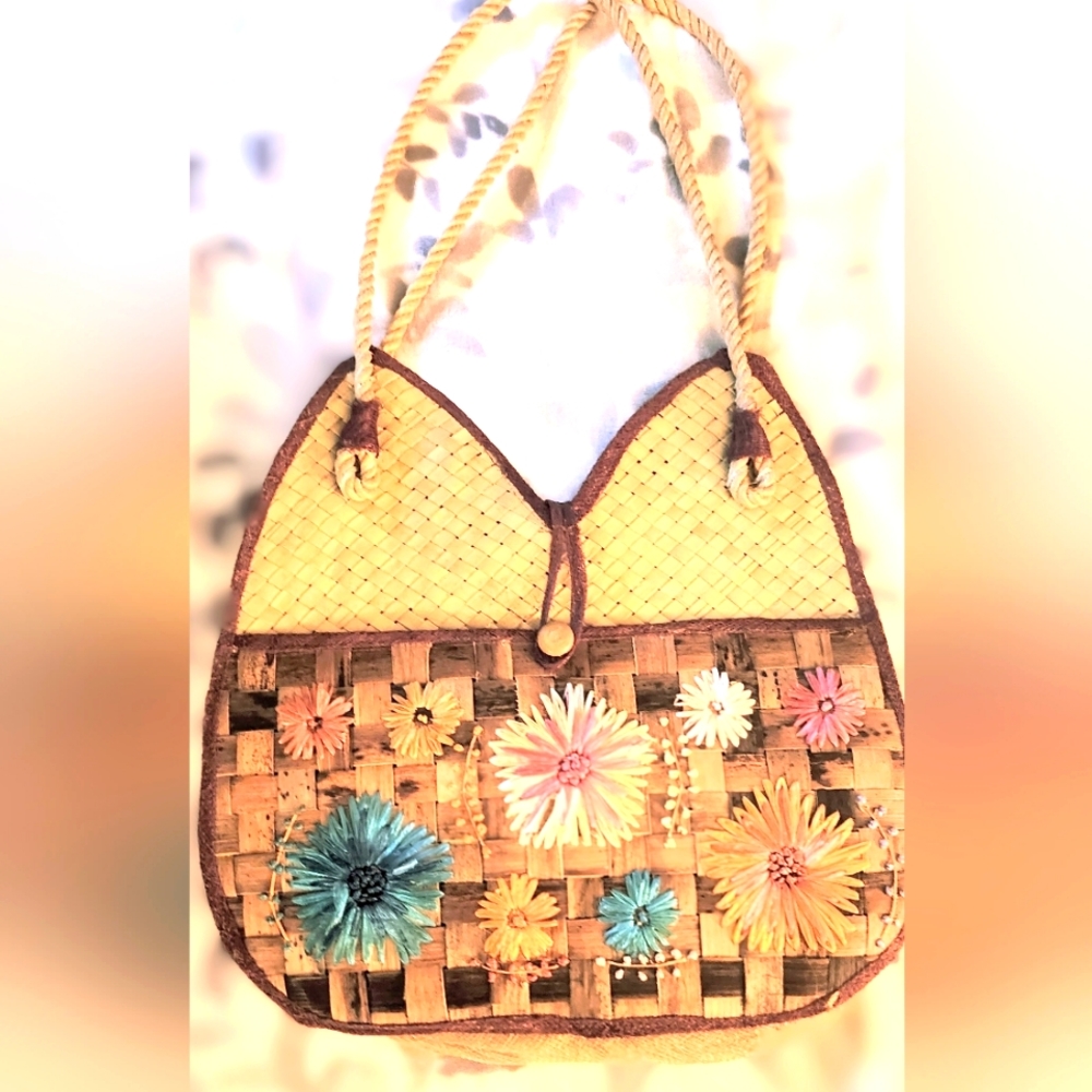 Vintage Shoulder Bad Hand Woven
